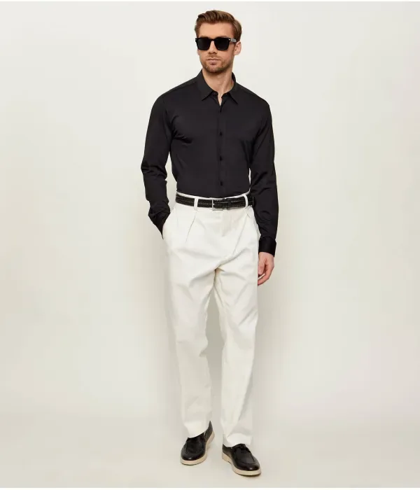 Рубашка P-ROAN-KF-261 slim fit Boss, черный — фото 2