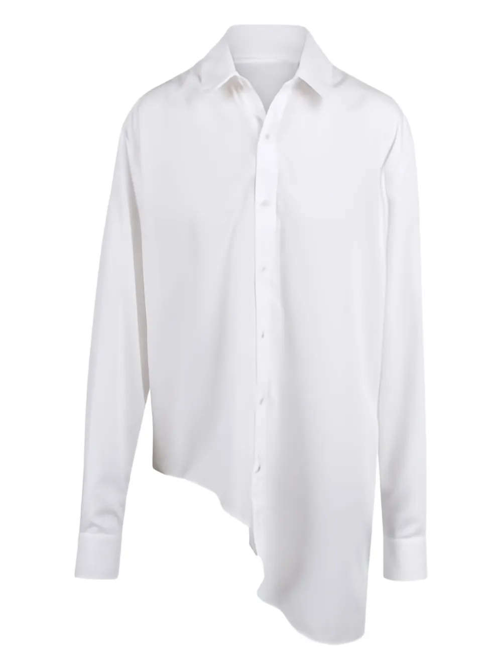 

Рубашка с асимметричным подолом Ssheena, белый