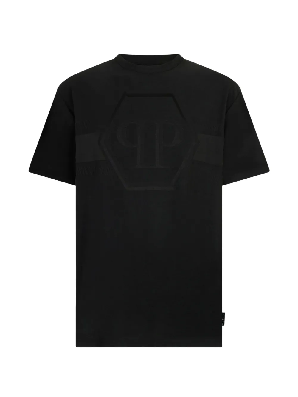 

Футболка с круглым вырезом Hexagon Philipp Plein, черный