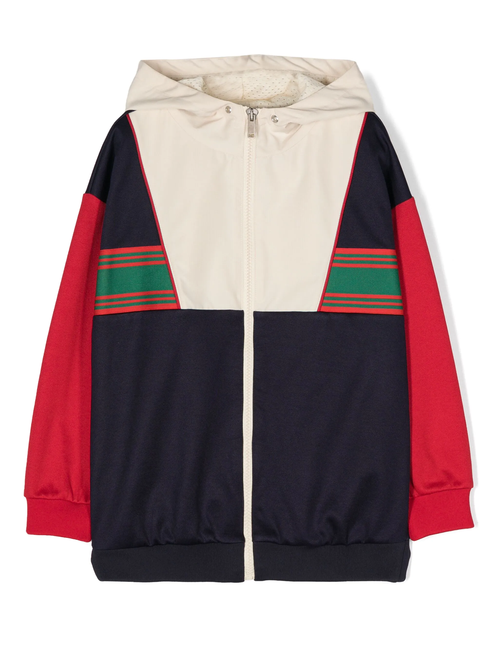 

Куртка с капюшоном и логотипом Gucci Kids, синий