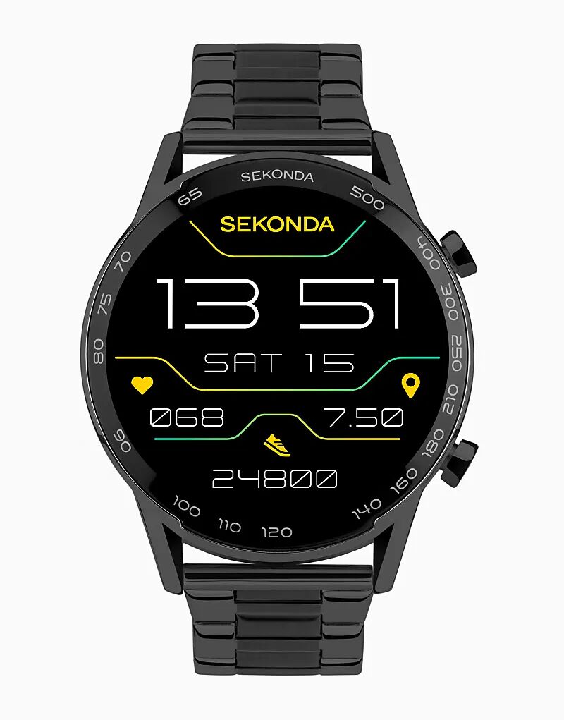 

Мужские смарт-часы Active plus 45 мм черного цвета Sekonda