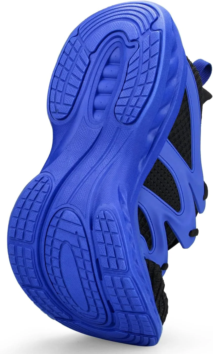 

Мужские кроссовки Pujcs с легкой посадкой без шнурков, дышащие, противоскользящие, для бега, спорта, тренажерного зала, тенниса, синий