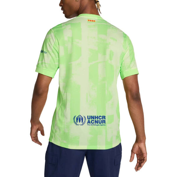 Спортивная футболка dri-fit fc barcelona 2024/25 stadium third football jersey 'barely volt' Nike, мультиколор — фото 2