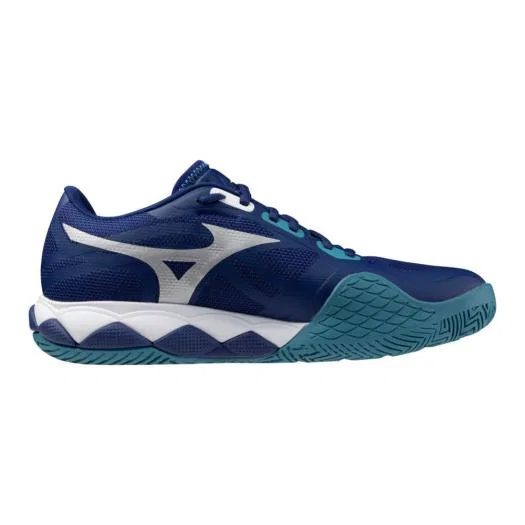 Теннисные кроссовки «Wave Enforce Tour 2 AC» от Mizuno, Blue X White — фото 3