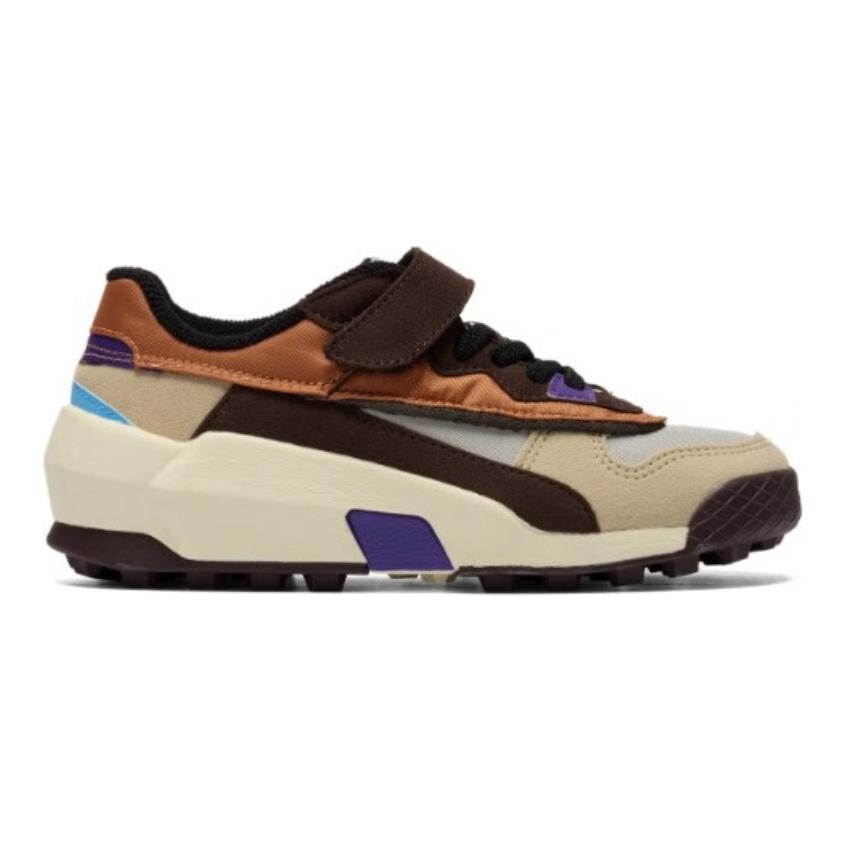 Кроссовки Onitsuka Tiger Admix Runner Kids Lifestyle Shoes Kids Low-top Gray/Brown, коричневый — фото 2