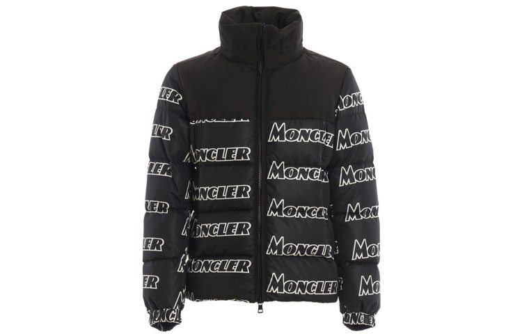 

Пуховик мужской черный Moncler