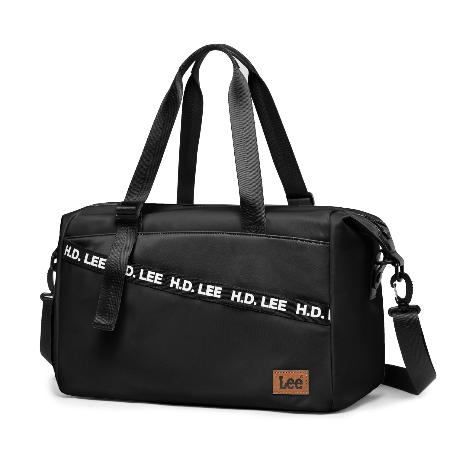 

Lee Тканевая дорожная сумка 33 литра унисекс черная, Black[Independent Shoe Compartment+Waterproof Fabric]