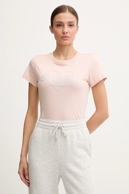 

Хлопковая футболка Narciso Guess, оранжевый