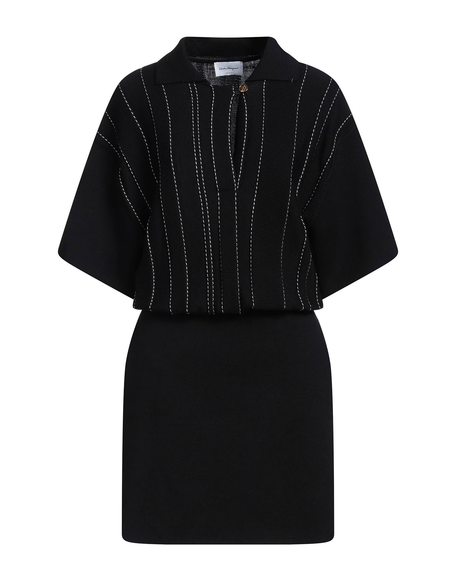 

Мини-платье Ferragamo, черный