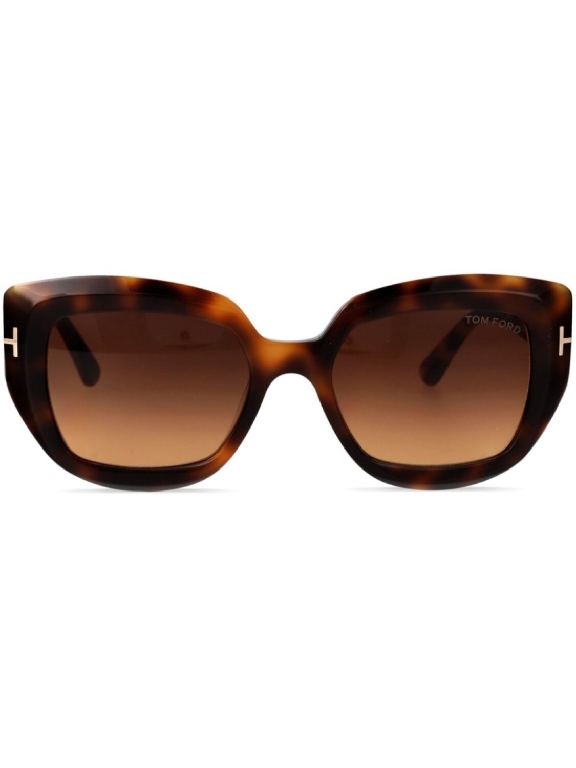 

Солнцезащитные очки в квадратной оправе TOM FORD Eyewear, коричневый