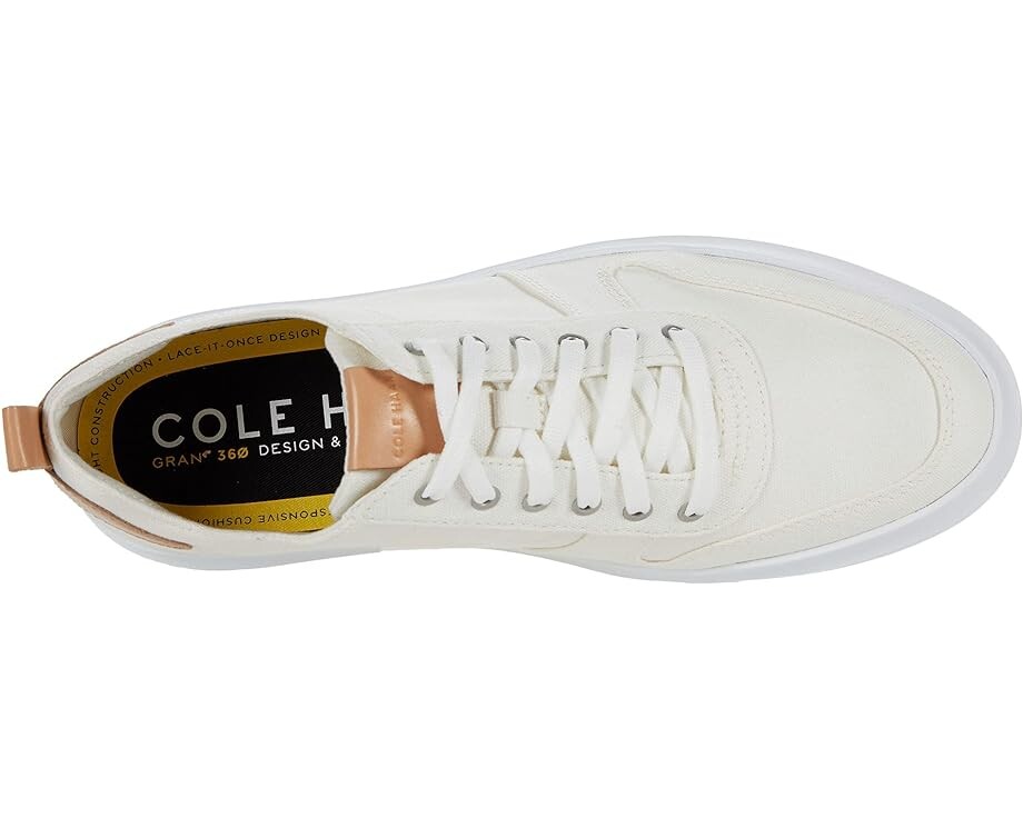 Кроссовки Cole Haan GrandPro Rally Canvas Court Sneaker, цвет Ivory/Natural — фото 2