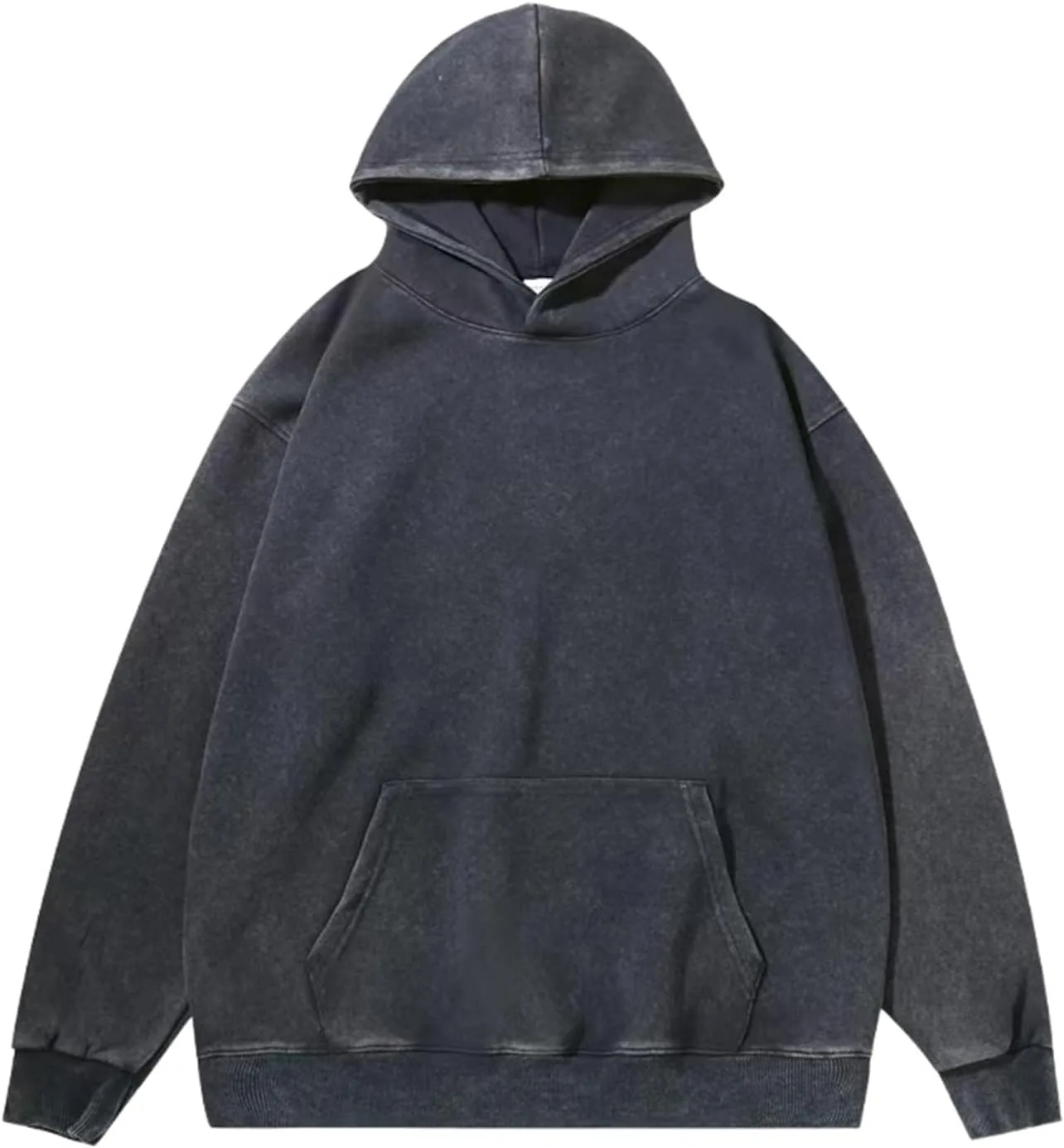 

Оверсайз худи для женщин и мужчин, кислотная стирка, ретро XDFVC