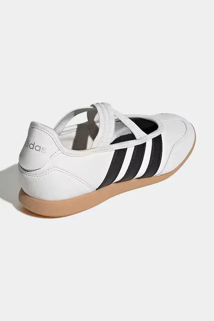 Балетки детские с эластичной вставкой BARREDA MARY JANE Adidas, белый — фото 3