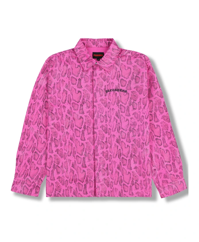 

Рубашка «Анаконда» Pleasures, розовый