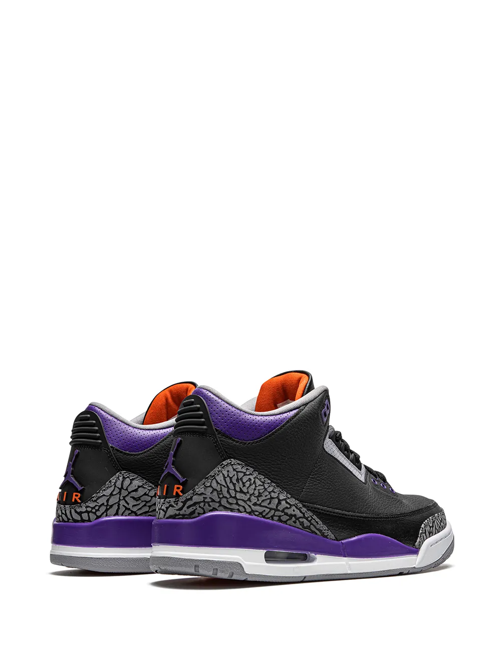 Кроссовки Air  3 Court Purple Jordan, черный — фото 3