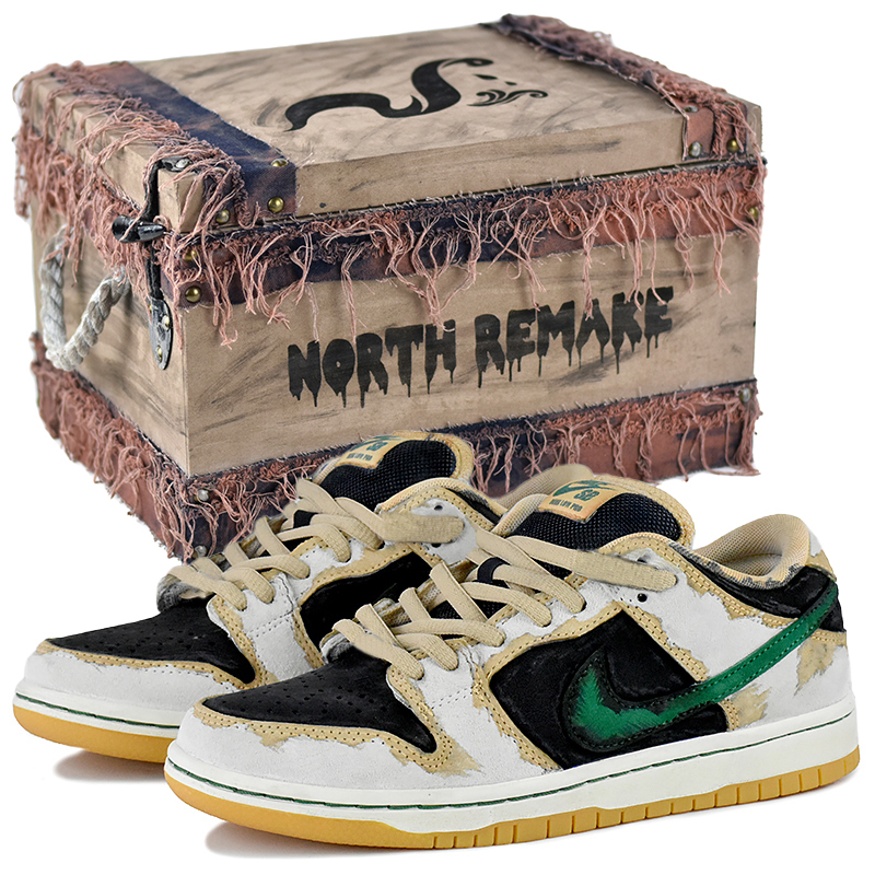 

Nike Кроссовки Dunk SB Low Top Unisex бело-коричневые в подарочной коробке премиум-класса, цвет White Brown-High-End Gift Box 4
