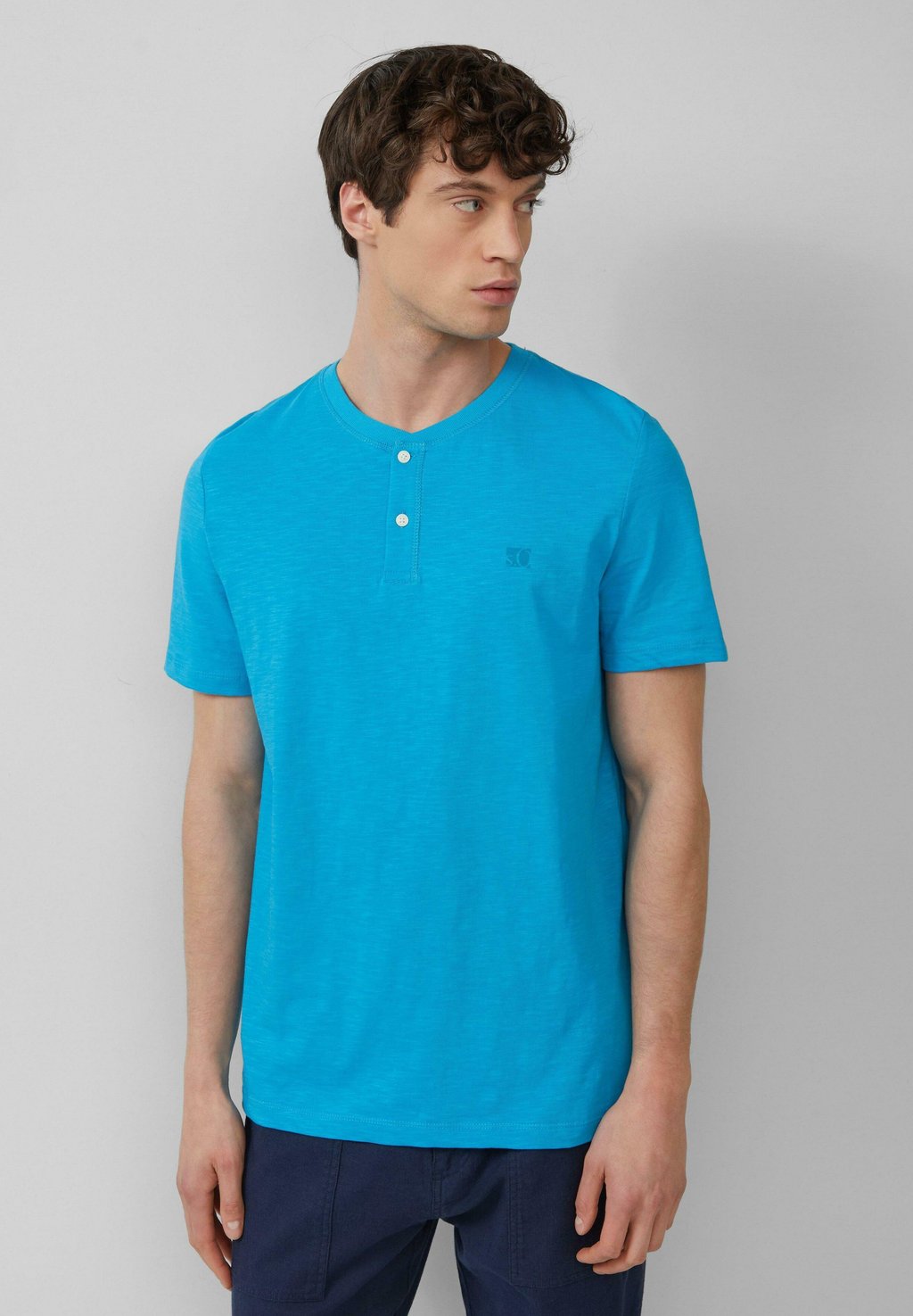 

Базовая футболка HENLEY s.Oliver, бирюзовый