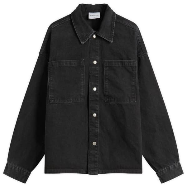 

Джинсовая рубашка-коробка Mki Mki Miyuki-Zoku, Black Wash