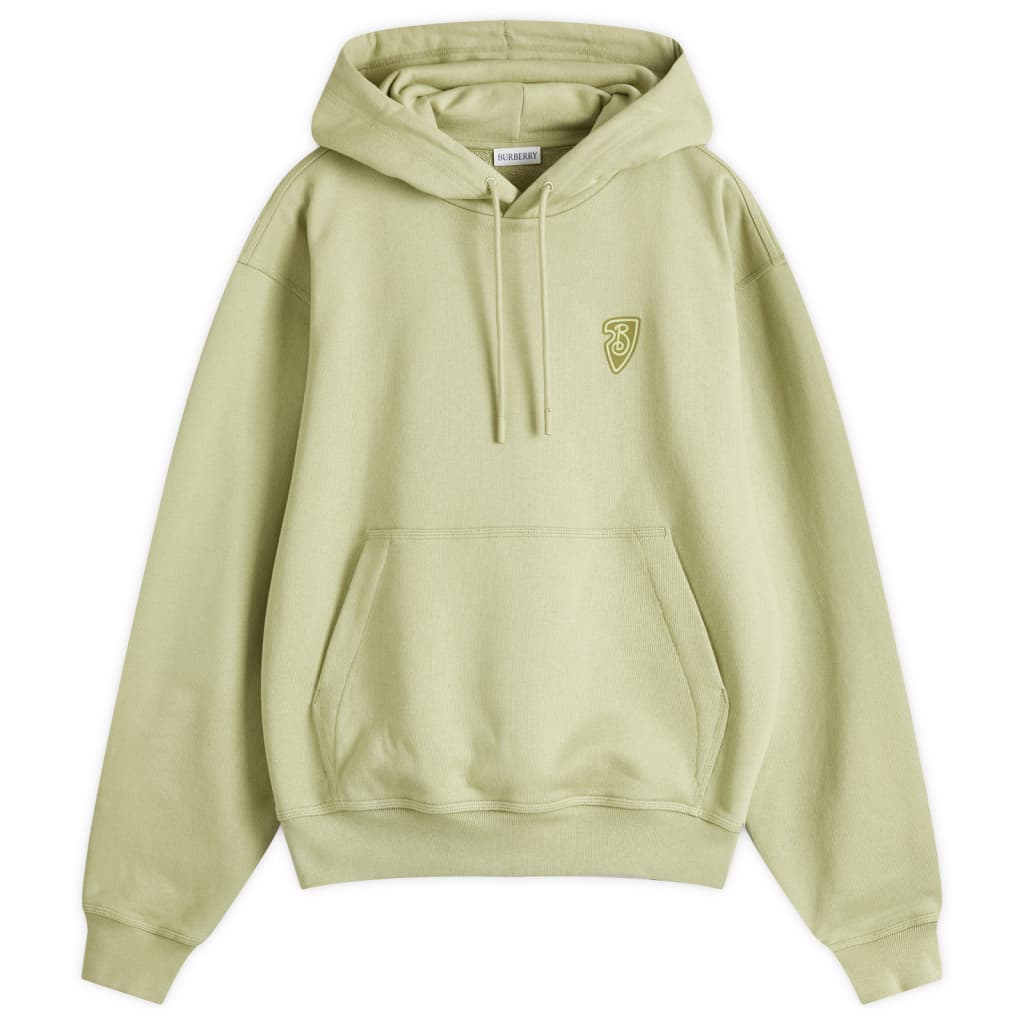 

Толстовка с логотипом Flagpole вязка Burberry, цвет artichoke
