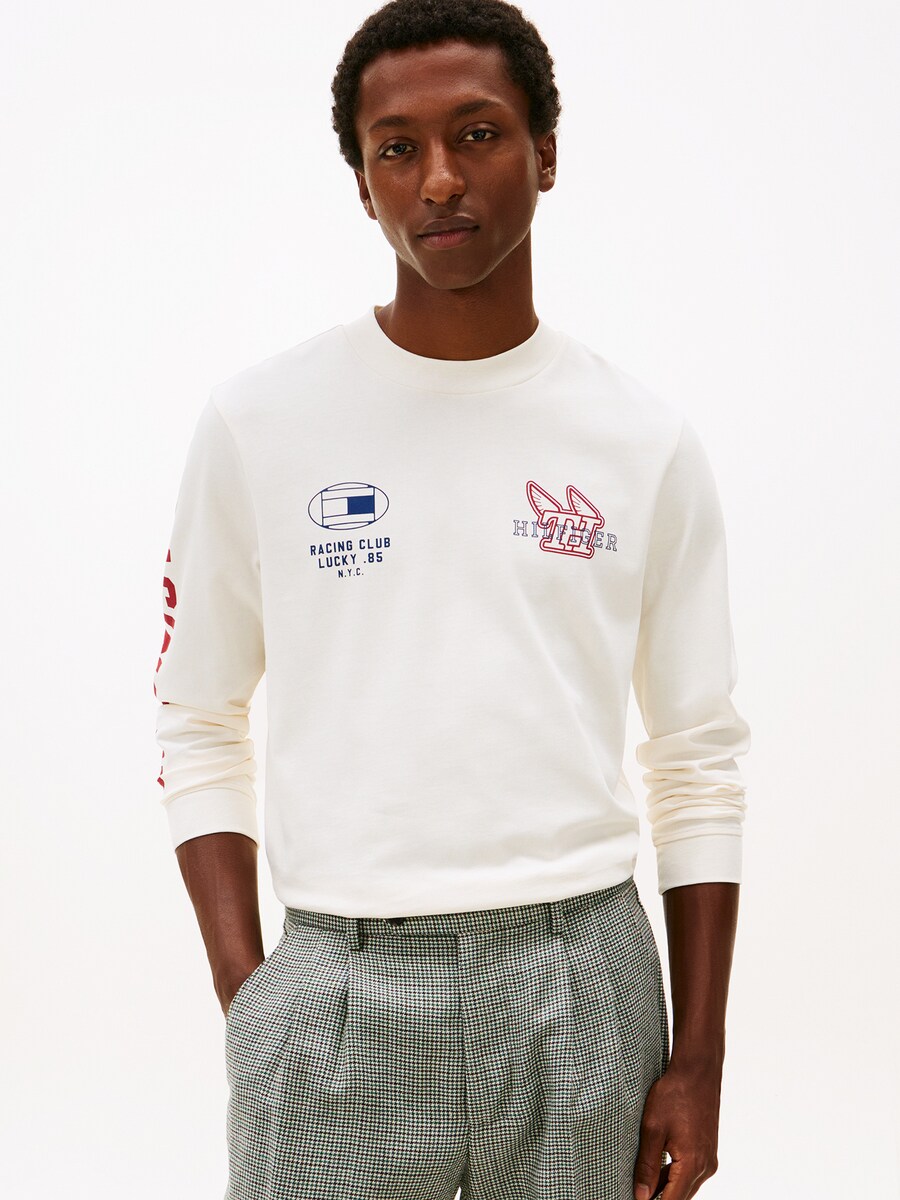 Рубашка TOMMY HILFIGER MODERN ATHLEISURE, от белого — фото 3
