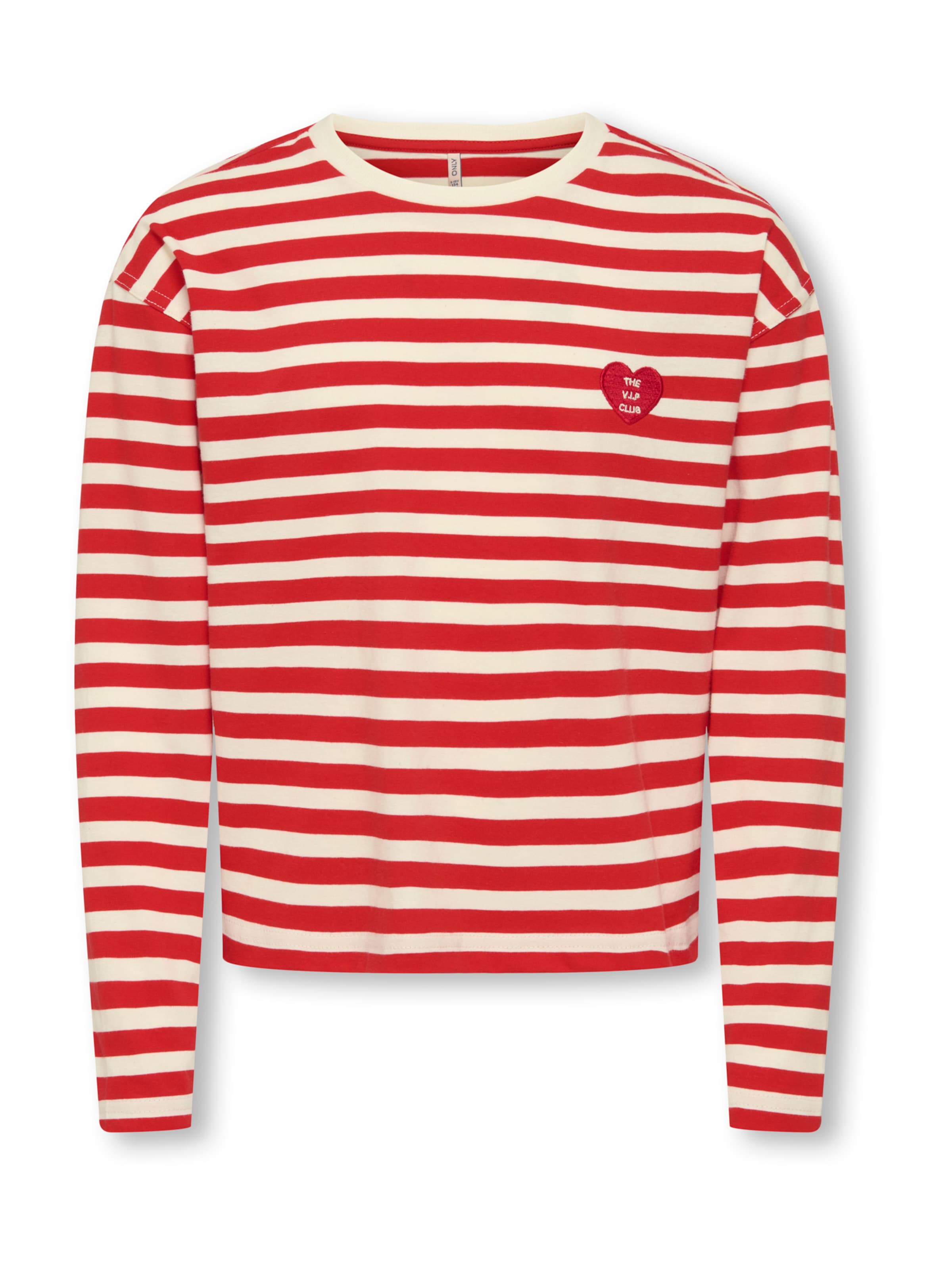 

ONLY GIRLS Лонгслив в ярко-красном цвете