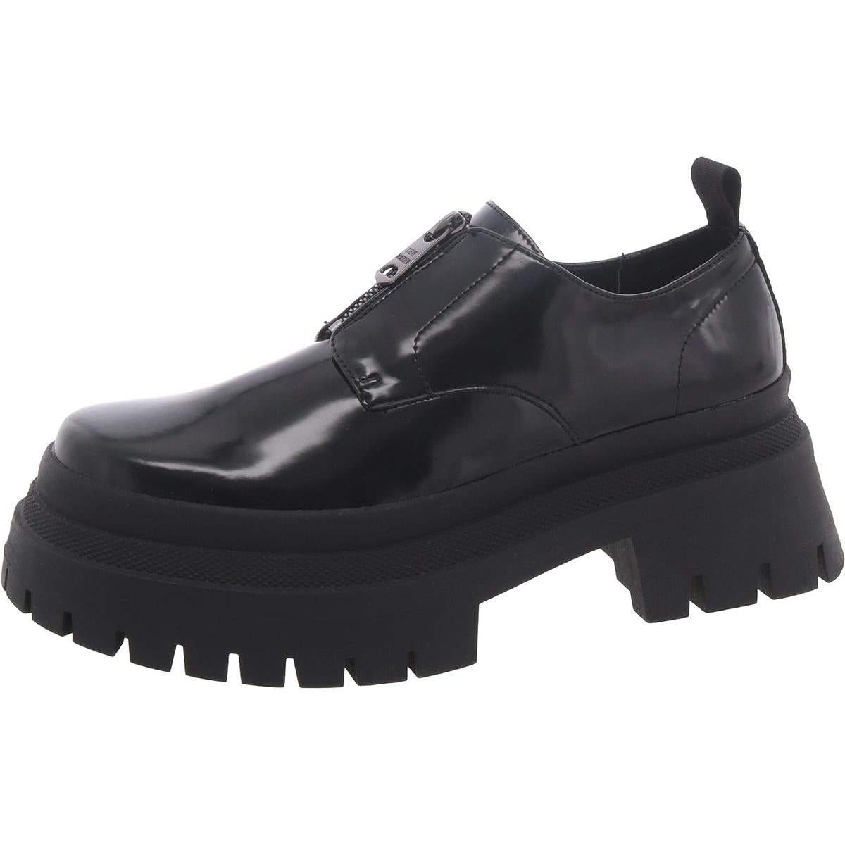 

Мужские туфли дерби из искусственной кожи на платформе Zip Steve Madden, черный