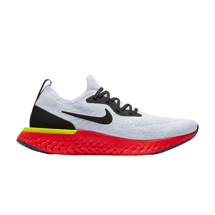 

Кроссовки Nike Epic React Flyknit 'Bright Crimson', белый