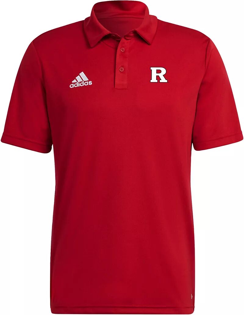 

Мужская футболка-поло Adidas Rutgers Scarlet Knights Scarlet Entrada