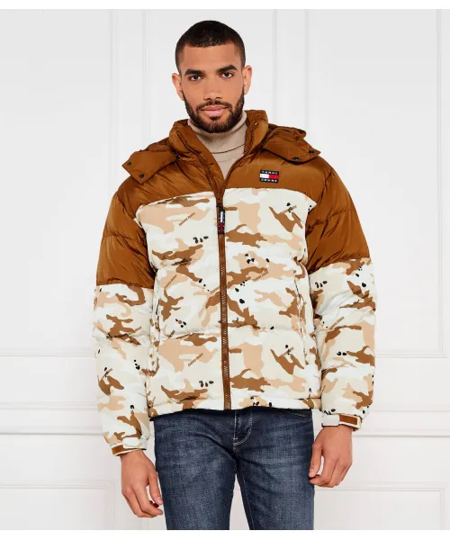 

Пуховик Аляска Regular fit Tommy Jeans, коричневый
