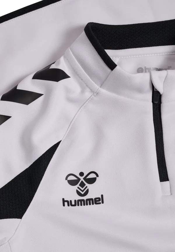 2.0 топ с длинными рукавами и молнией до середины груди Hummel, White Black — фото 3