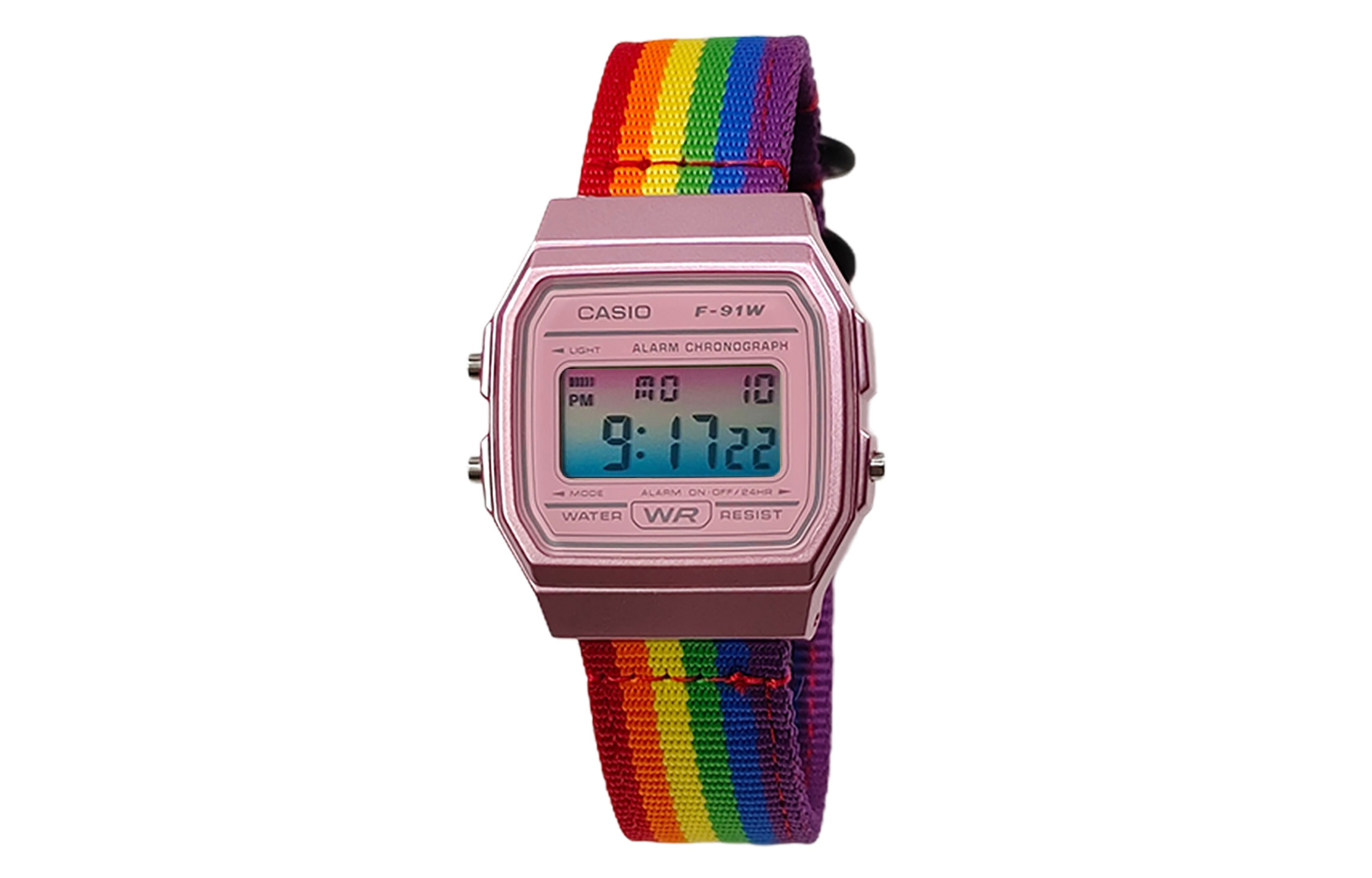 

Ретрофрит серия кварцевый механизм нейлоновый ремешок женские часы разноцветный циферблат CASIO