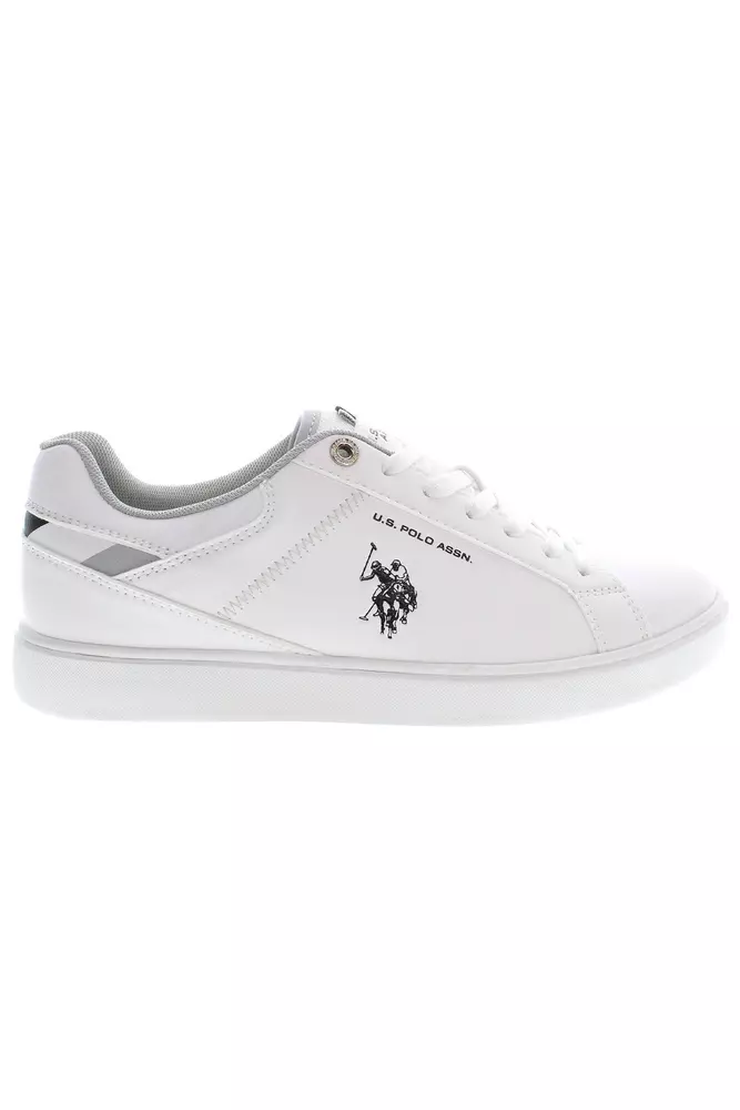 

Белые полиэстеровые мужские кроссовки U.S. Polo Assn.
