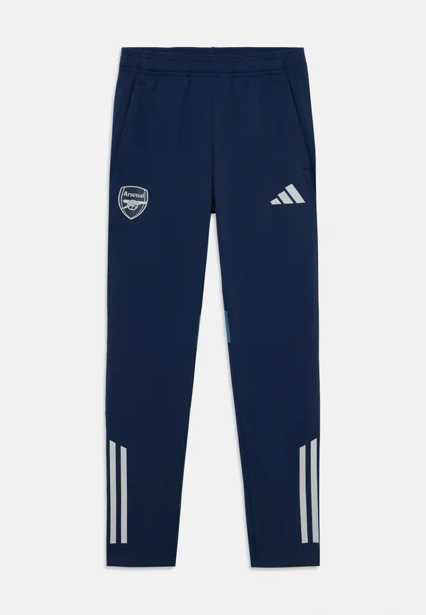 Штаны спортивные детские Adidas Performance Arsenal fc tiro competition pants kids tracksuit bottoms, цвет ночной индиго/белый голубой — фото 3