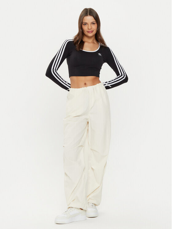 Узкая блузка Adidas, черный — фото 2