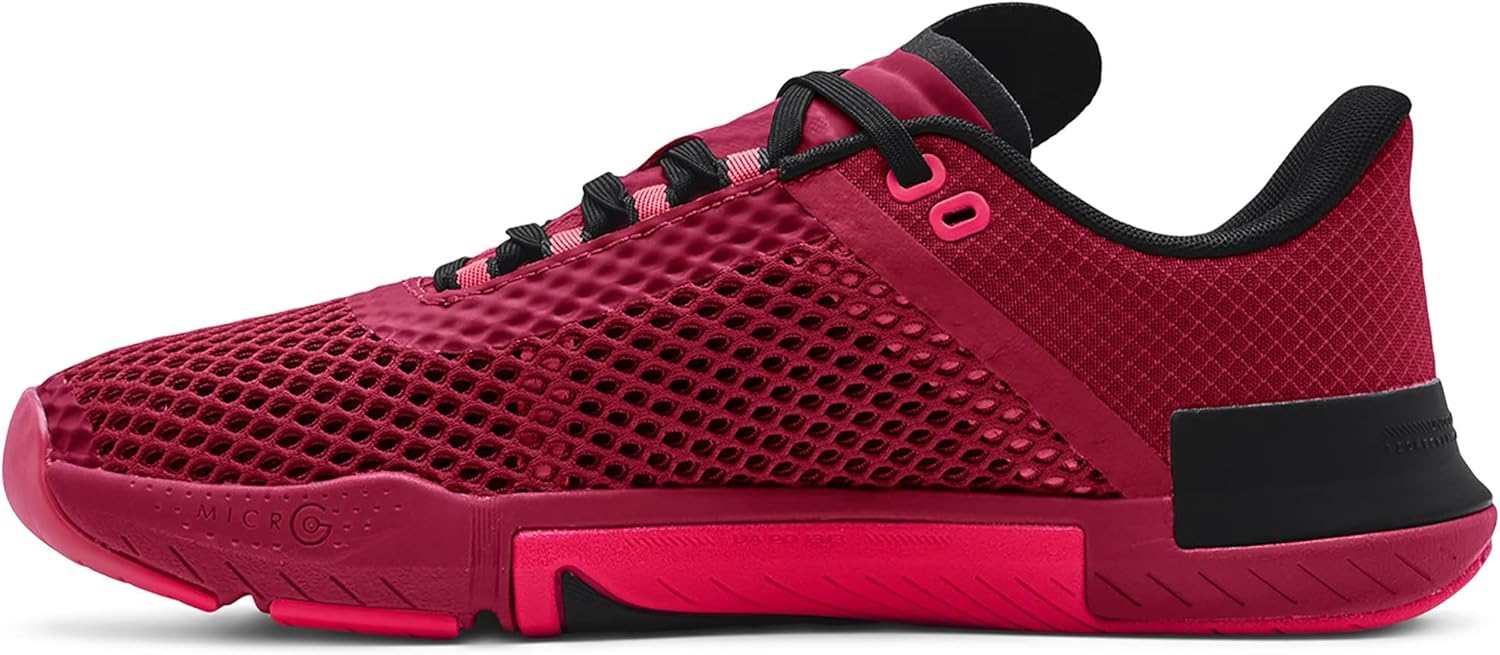Under Armour мужские кроссовки TriBase Reign 4 Lace-Ups для тренировок или спортзала | 3025052-002, Pink — фото 2