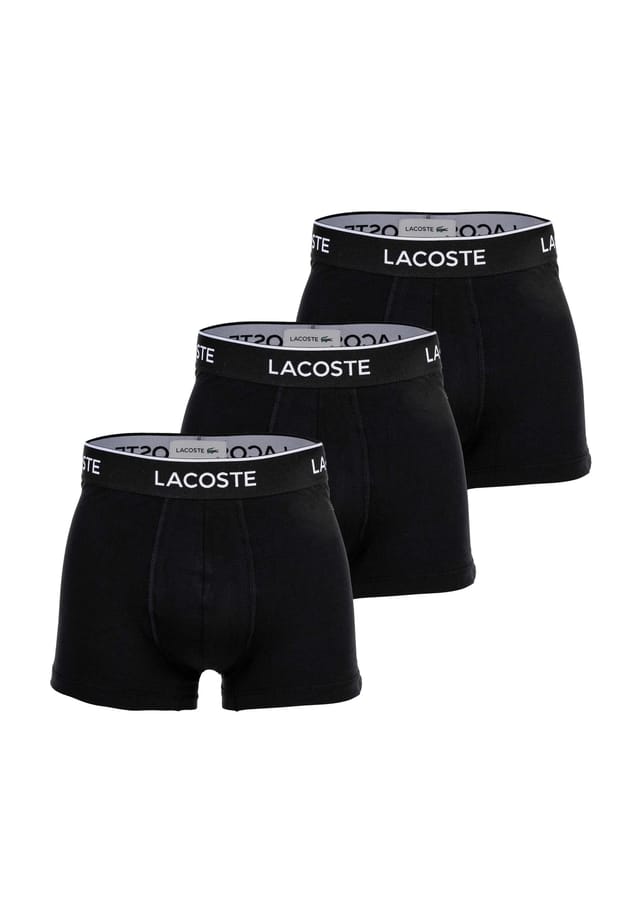 

Штаны 3 шт. в упаковке Lacoste, черный