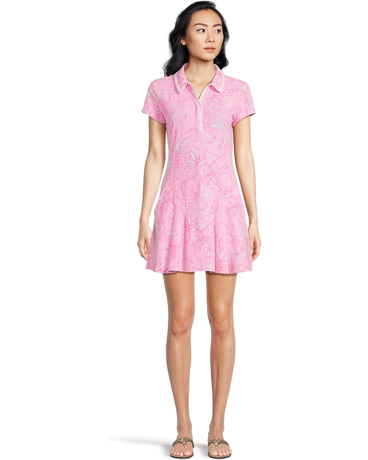 

Платье Lilly Pulitzer Jessamy Dress Upf 50+, цвет Conch Shell Pink Pennys Playground