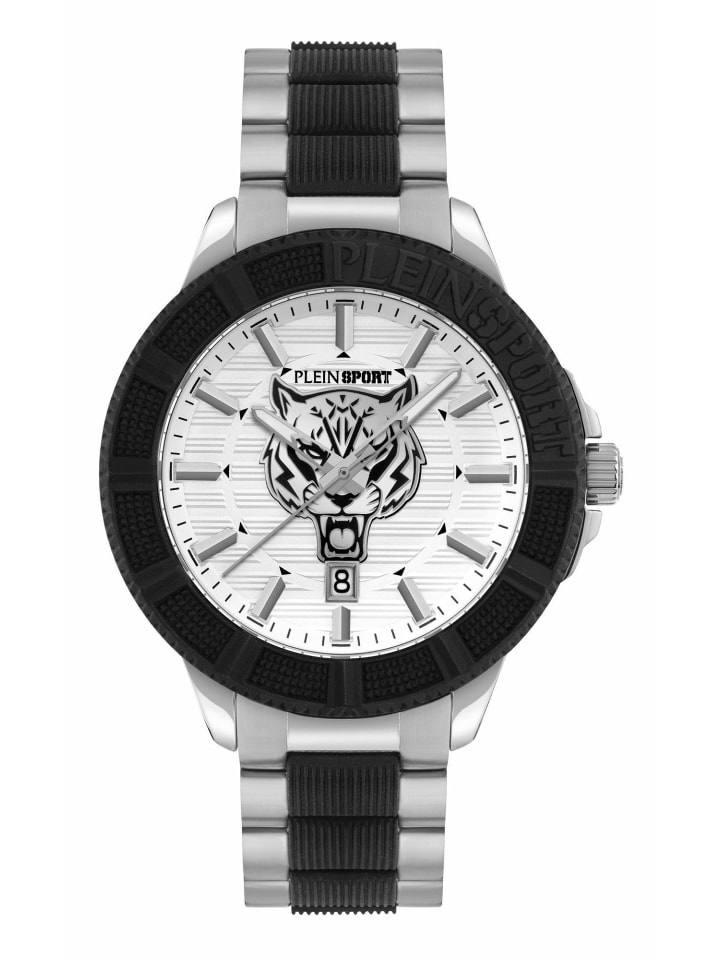 

Plein Sport Мужские аналоговые часы серебристого цвета