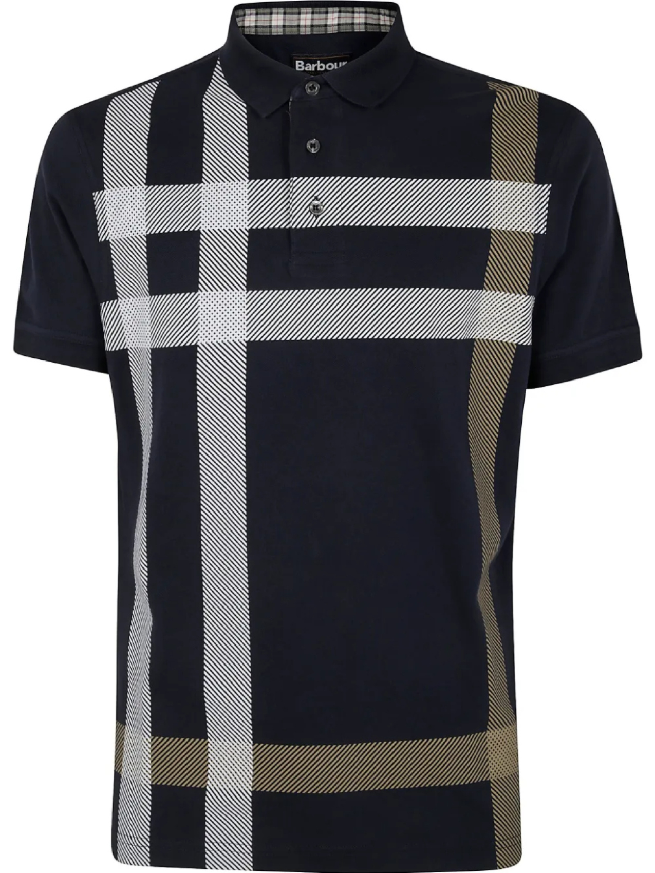 

Рубашка поло Barbour в клетку, синий