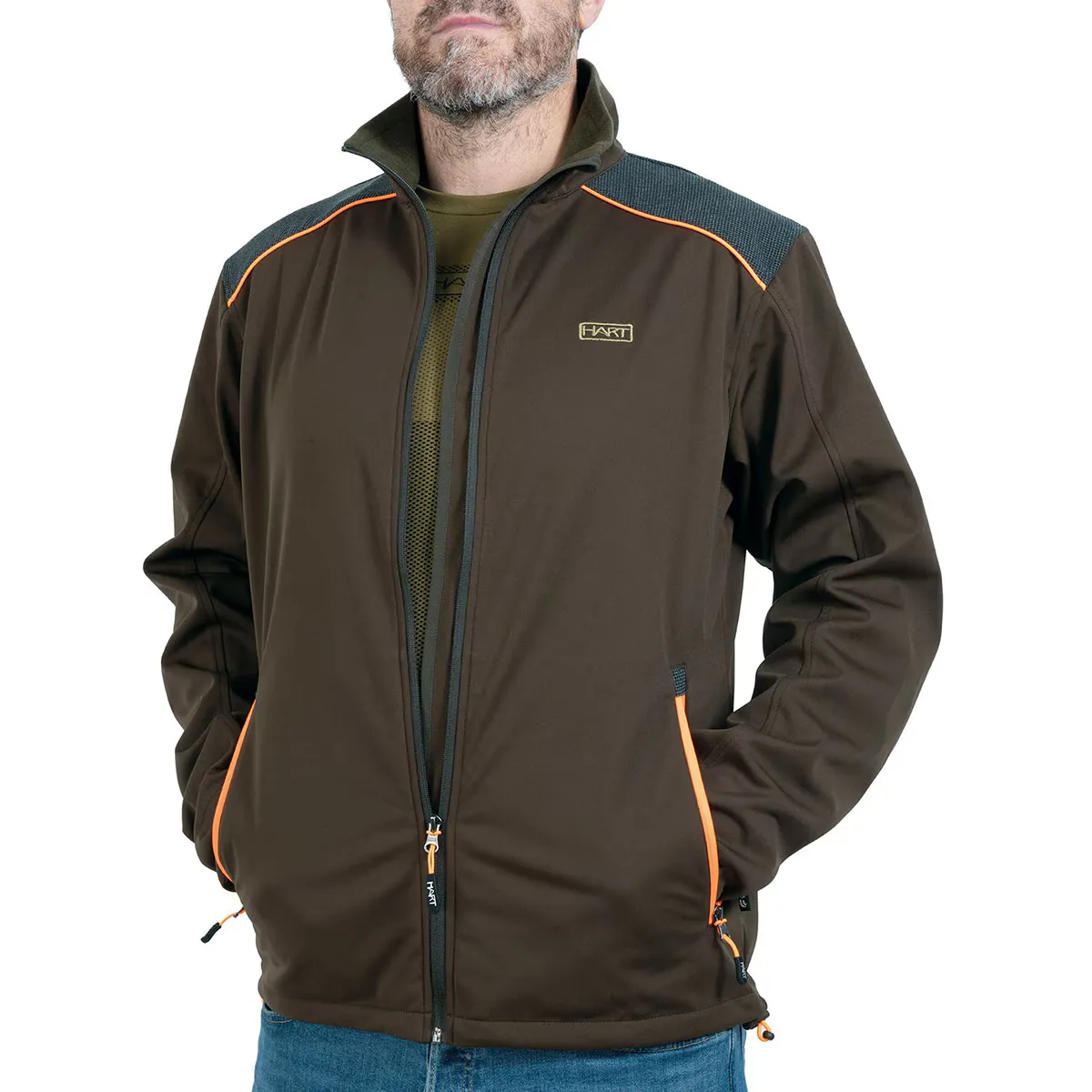 

Мужская куртка Soft Shell HART GOROSTA-S STRONG, цвет Verde pardo