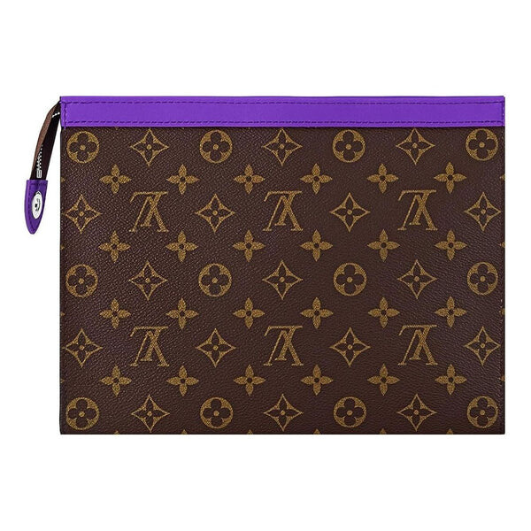 

Сумка pochette voyage mm monogram macassar canvas 'violet' Louis Vuitton, фиолетовый