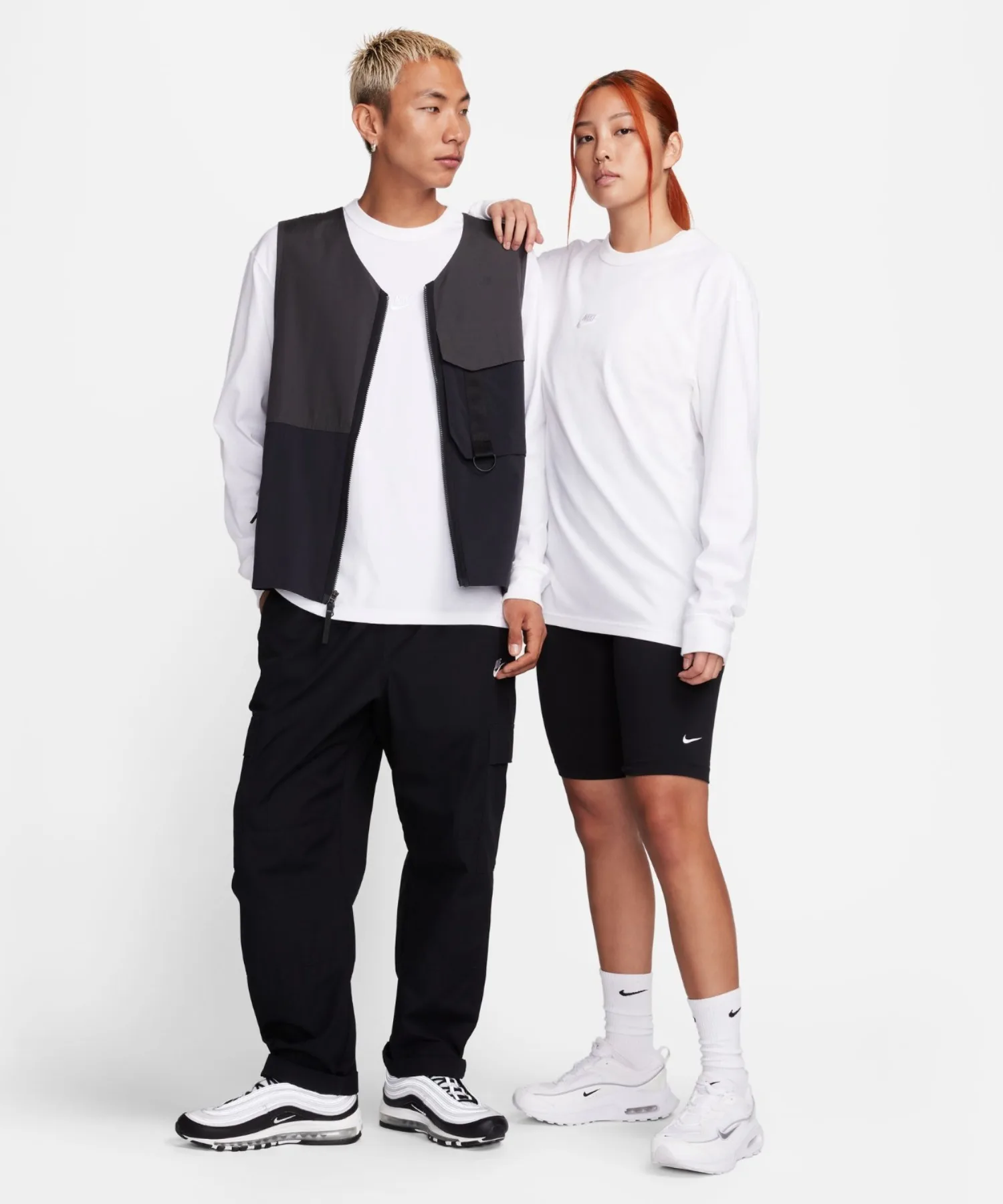 Мужская футболка из органического хлопка Nike NSW PREM ESSNTL SUST LS белая — фото 4