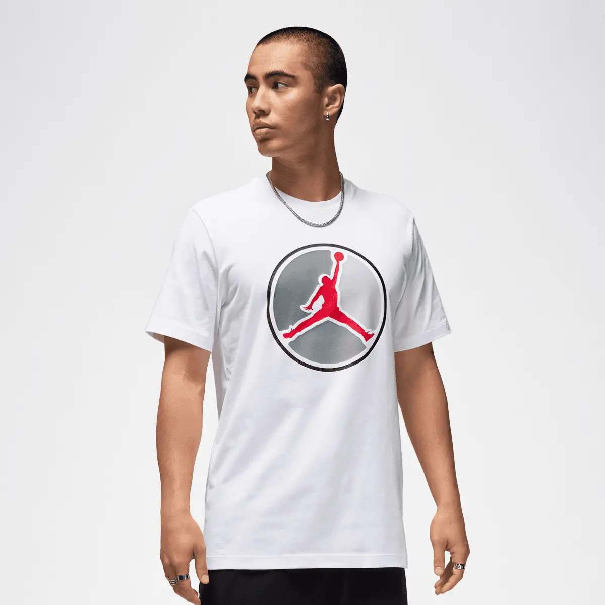

Футболка Jordan Jumpman High Brand Read Shortsleeve Crew, белый