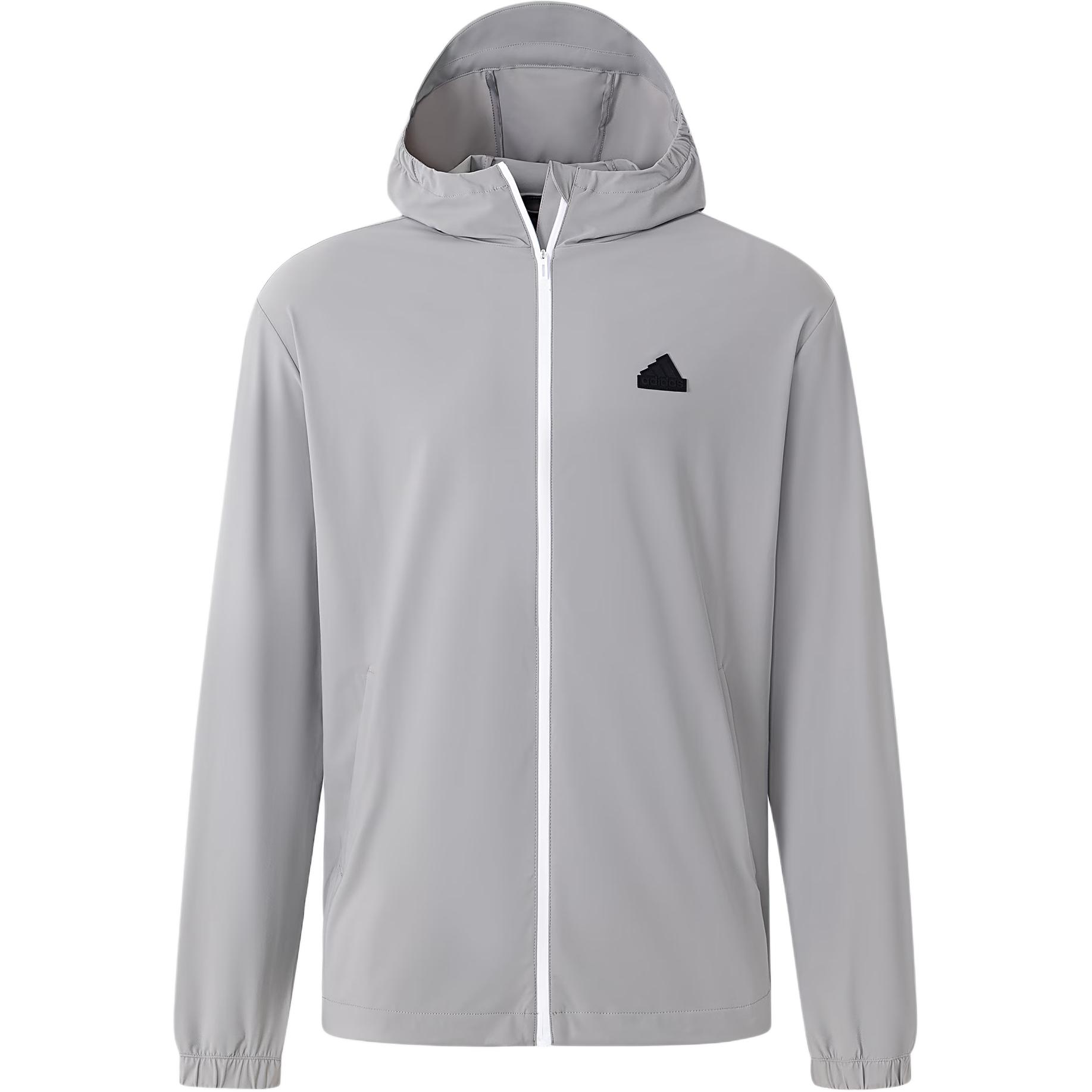 Функциональная куртка мужская чисто ледяной серый Adidas — фото 2