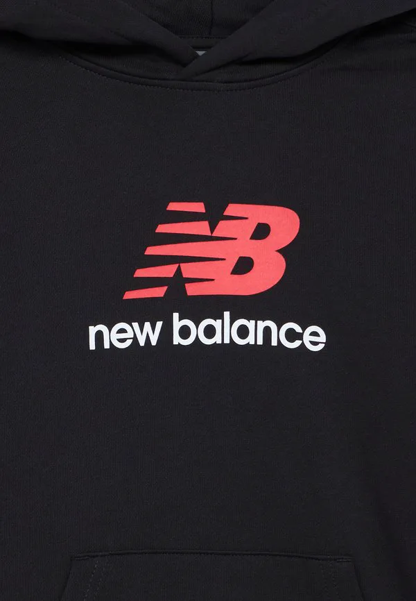 Толстовка с логотипом stacked New Balance, Black — фото 3