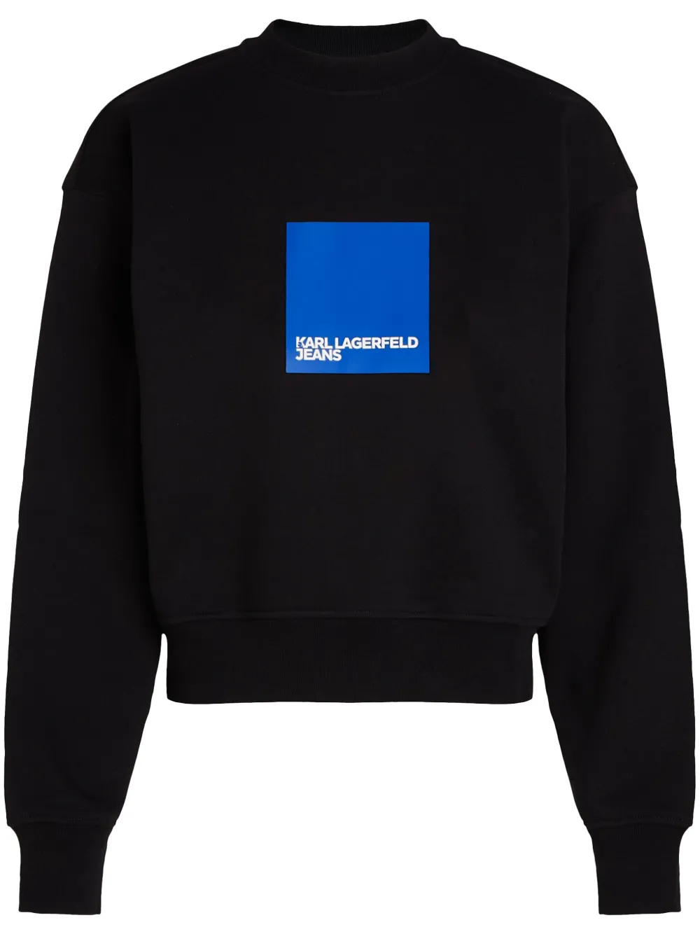 

Толстовка из органического хлопка с логотипом Karl Lagerfeld Jeans, черный
