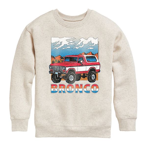 

Детский флисовый свитшот Ford Bronco Mountain View Licensed Character, Natural