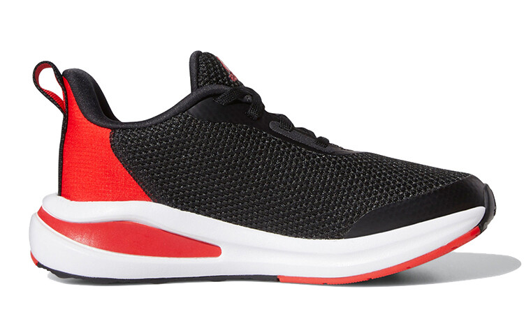 Fortarun Kids Кроссовки детские низкие черные/белые/красные Adidas — фото 2