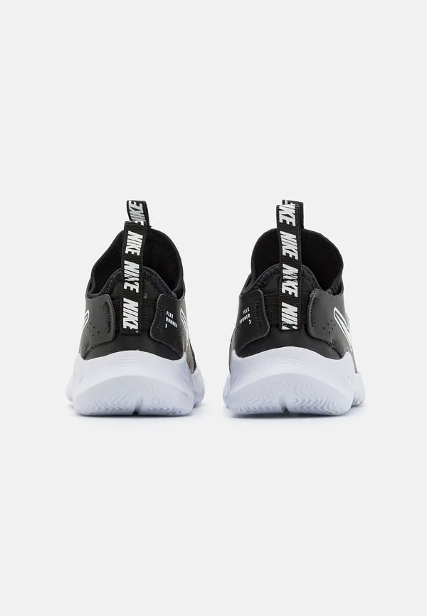 Кроссовки для бега по шоссе flex runner 3 унисекс Nike Performance, Black/White — фото 3