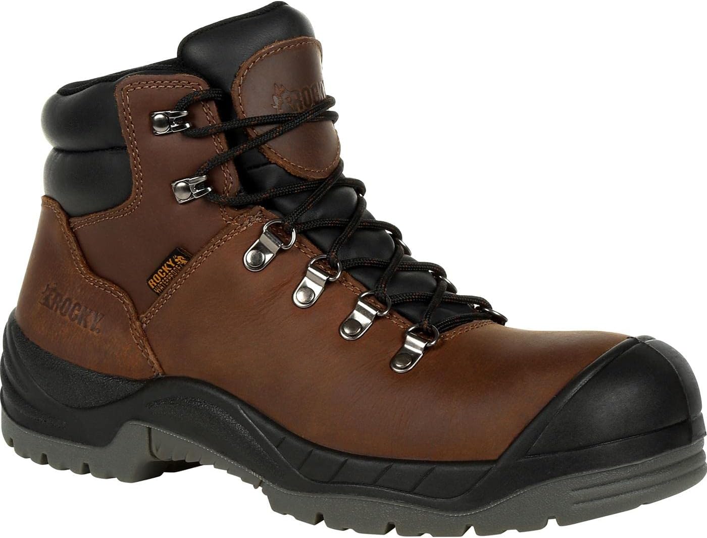 

Водонепроницаемые ботинки ROCKY Worksmart с композитным носком, коричневый